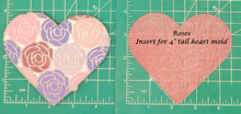 Load image into Gallery viewer, 4" Heart Inserts - Silicone Freshie Molds