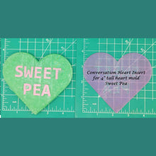 Load image into Gallery viewer, 4" Heart Inserts - Silicone Freshie Molds