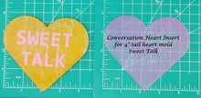 Load image into Gallery viewer, 4" Heart Inserts - Silicone Freshie Molds
