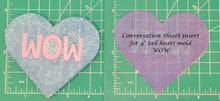 Load image into Gallery viewer, 4" Heart Inserts - Silicone Freshie Molds