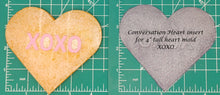 Load image into Gallery viewer, 4" Heart Inserts - Silicone Freshie Molds