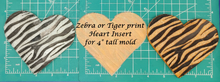 Load image into Gallery viewer, 4" Heart Inserts - Silicone Freshie Molds