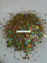 Load image into Gallery viewer, Golden Dreams Holographic Chunky Mix Glitter