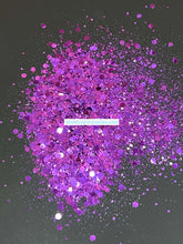 Load image into Gallery viewer, Sparkly Grape Chunky Mixed Glitter