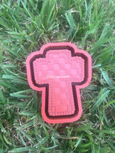 Load image into Gallery viewer, Checkered Cross Freshie Mold
