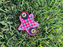 Load image into Gallery viewer, Checkered star with 8 Balls Freshie Mold
