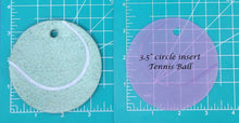 Load image into Gallery viewer, 3.5&quot; Circle Sports Ball Inserts - Silicone Freshie Mold
