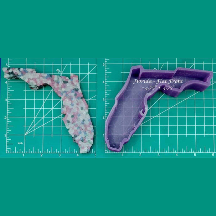 Florida - Flat Front - Silicone Freshie Mold