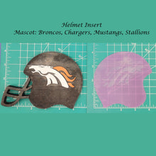 Load image into Gallery viewer, Football Helmet Inserts - Silicone Freshie Mold
