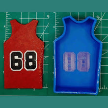 Load image into Gallery viewer, Basketball Jersey - Silicone Freshie Mold
