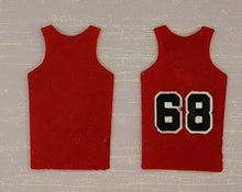 Load image into Gallery viewer, Basketball Jersey - Silicone Freshie Mold
