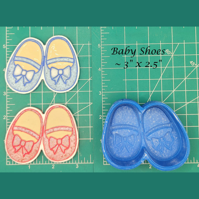 Baby Shoes - Silicone Freshie Mold