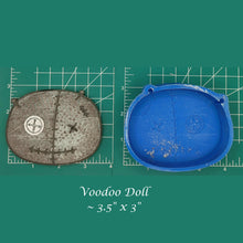 Load image into Gallery viewer, Cute Voodoo Doll Head- Silicone Freshie Mold
