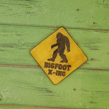 Load image into Gallery viewer, Bigfoot Crossing - Bigfoot X-ing - Silicone Freshie Mold
