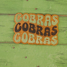 Load image into Gallery viewer, Cobras Cobras Cobras - Retro Font - Silicone Freshie Mold
