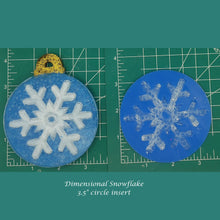 Load image into Gallery viewer, 3.5&quot; Circle Inserts - Christmas - Silicone Freshie Mold
