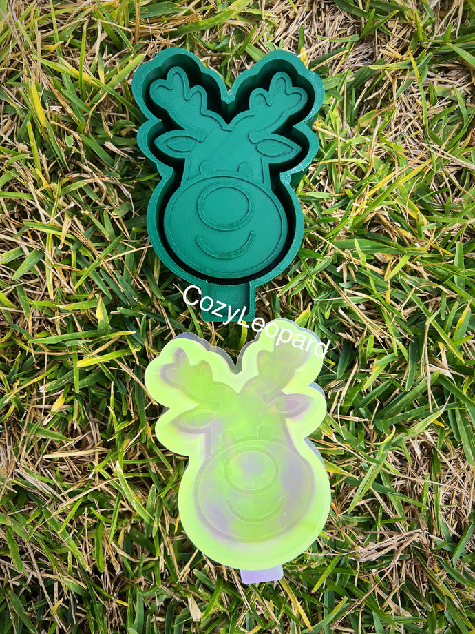 Reindeer Freshie Mold