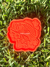 Load image into Gallery viewer, Bass Fish With Bow And Stars Freshie Mold
