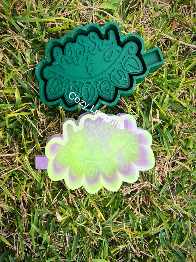 Merry and Bright Freshie Mold