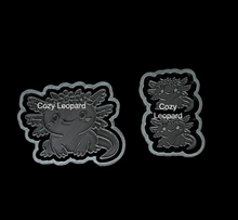 Load image into Gallery viewer, Axolotl With Flowers Freshie Mold
