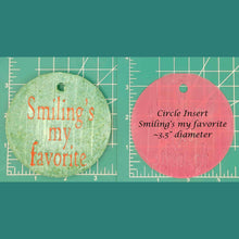 Load image into Gallery viewer, 3.5&quot; Circle Inserts - Christmas - Silicone Freshie Mold
