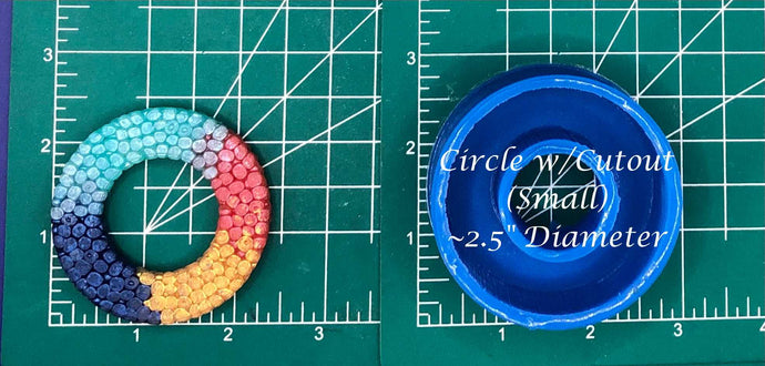 Circle with Cutout - Silicone Freshie Mold