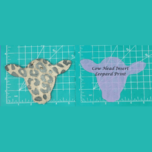 Load image into Gallery viewer, Cow Head Inserts - Silicone Freshie Mold
