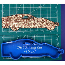 Load image into Gallery viewer, Dirt Racing Car - Silicone Freshie Mold
