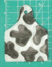 Load image into Gallery viewer, Cow Ear Tag Inserts - Silicone Freshie Mold
