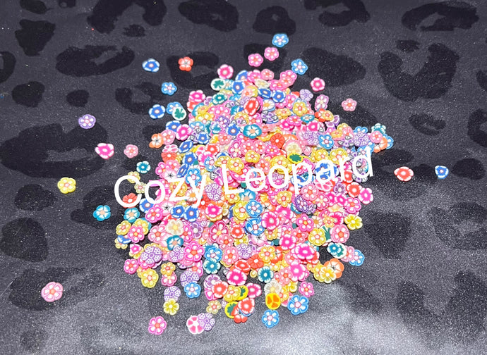 Multi Flower Mix Clay Sprinkles