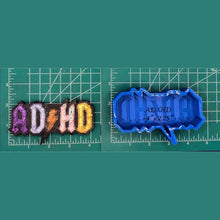 Load image into Gallery viewer, AD/HD ADHD - Silicone Freshie Mold
