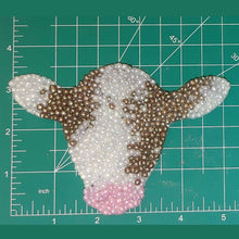 Load image into Gallery viewer, Cow Head Inserts - Silicone Freshie Mold
