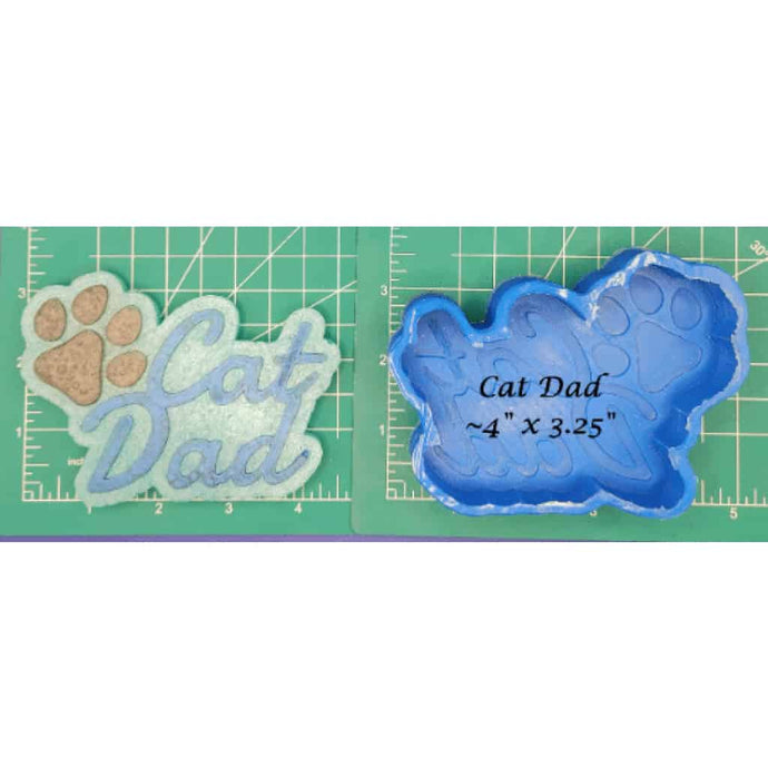 Cat Dad - Silicone Freshie Mold