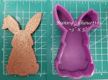 Load image into Gallery viewer, Bunny Silhouette Inserts- Silicone Freshie Mold
