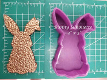 Load image into Gallery viewer, Bunny Silhouette Inserts- Silicone Freshie Mold
