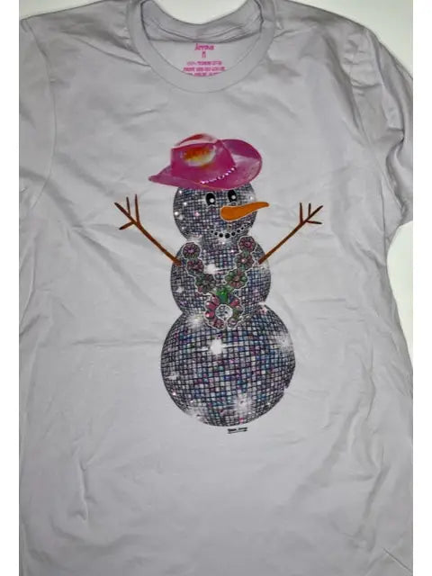 Rhinestone Snowman Sparkle Shirt