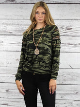 Load image into Gallery viewer, Camo &amp; Leopard Top
