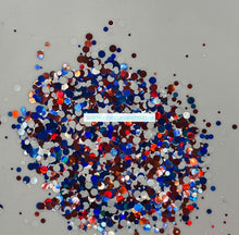 Load image into Gallery viewer, &#39;Merica Dot Mix Glitter
